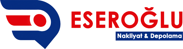 Eseroğlu Nakliyat ve Depolama kurumsal logo tasarımı lacivert ve kırmızı renklerle